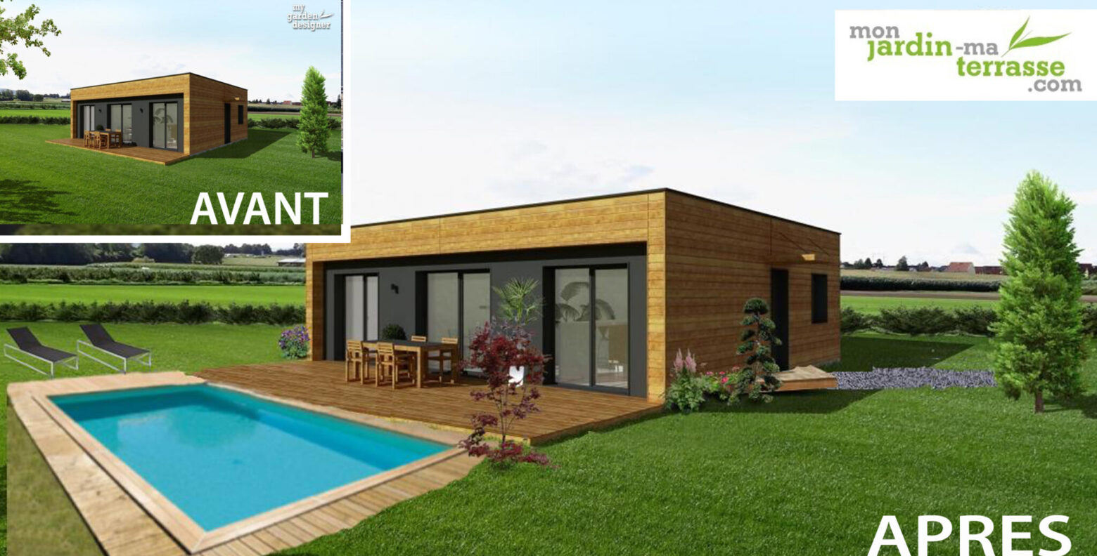 Pool landscaping - Mon Jardin Ma Terrasse