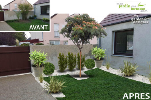 create a small 30m² garden