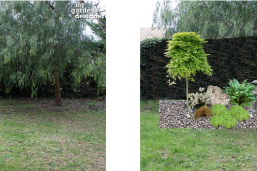 Create a small Japanese garden with our garden software