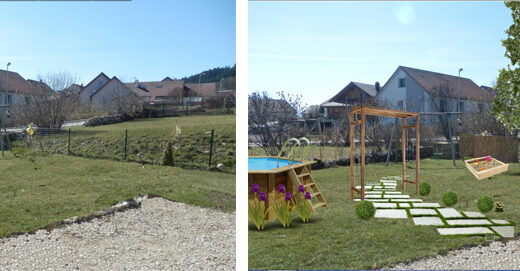 Create a friendly garden in the east of France with our landscaping software